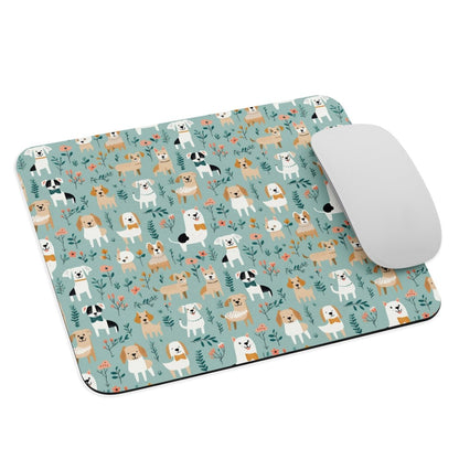 Blue Puppies Mouse Pad - DoggyLoveandMore