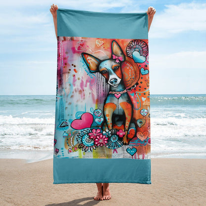 Chihuahua Dog Beach Towel - DoggyLoveandMore