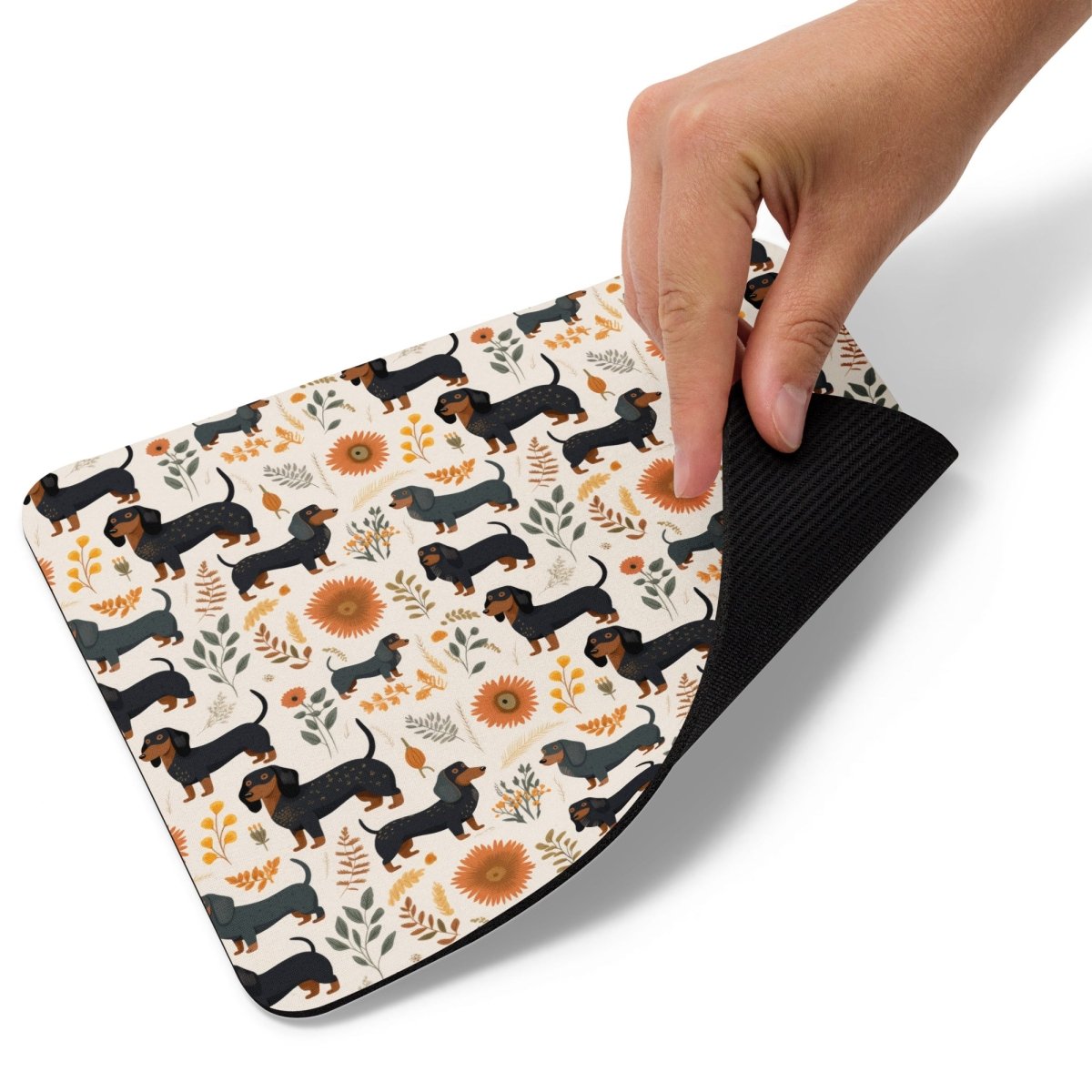 Cream Dachshund Dog Mouse Pad - DoggyLoveandMore