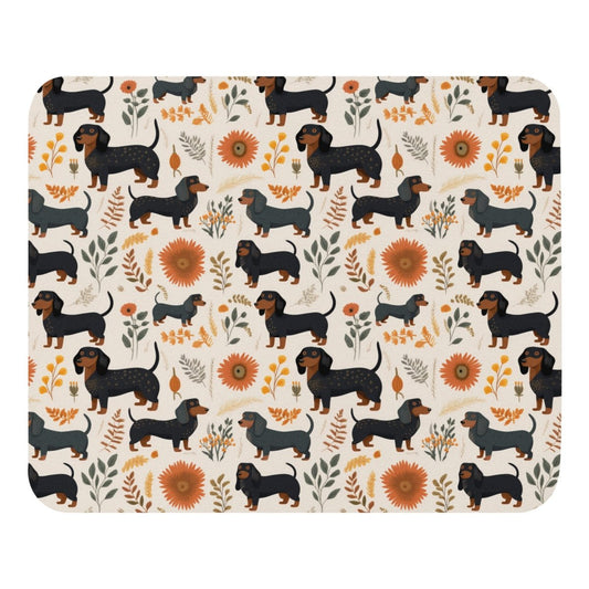 Cream Dachshund Dog Mouse Pad - DoggyLoveandMore