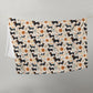 Cream Dachshund Throw Blanket - DoggyLoveandMore