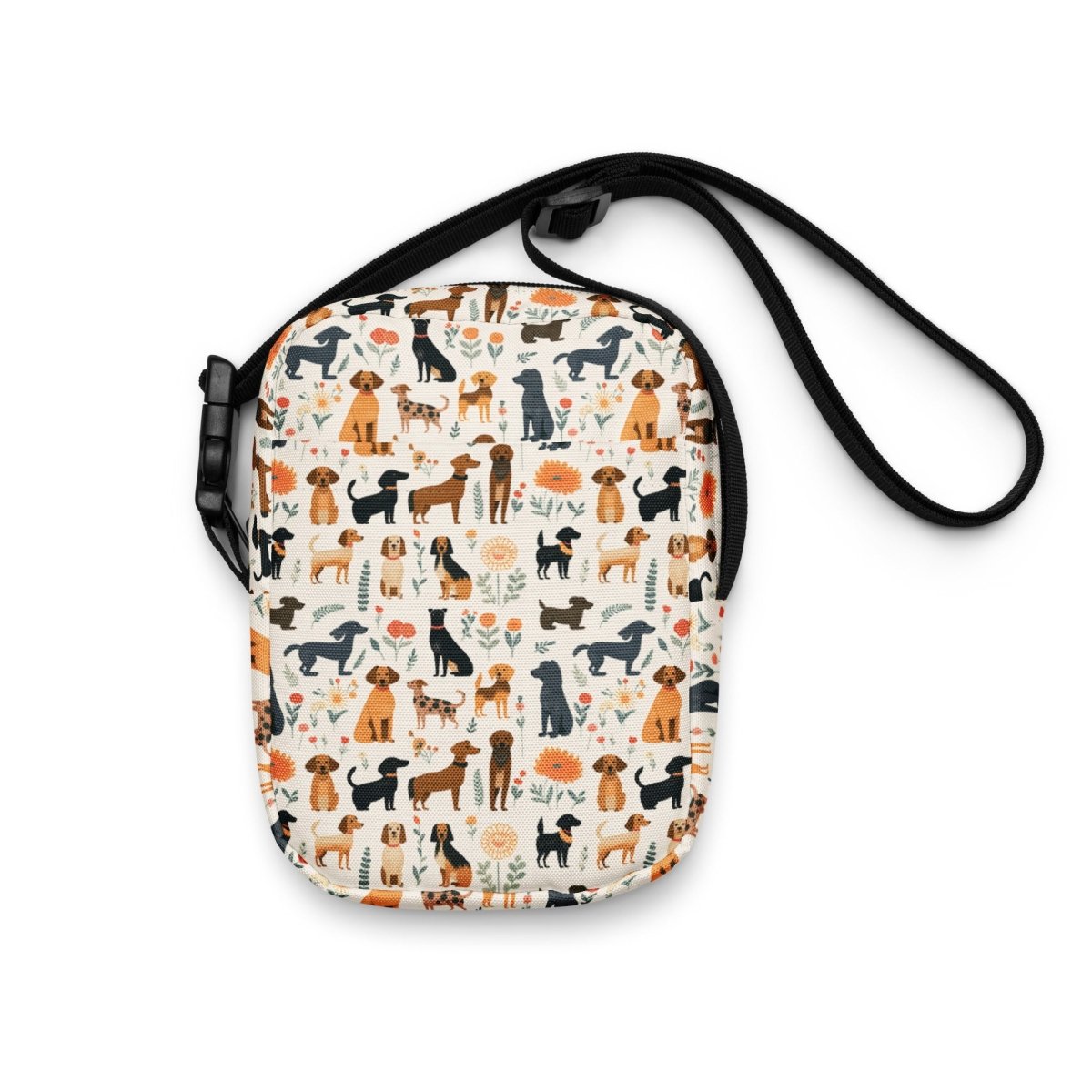 Cream Dogs Crossbody Bag - DoggyLoveandMore