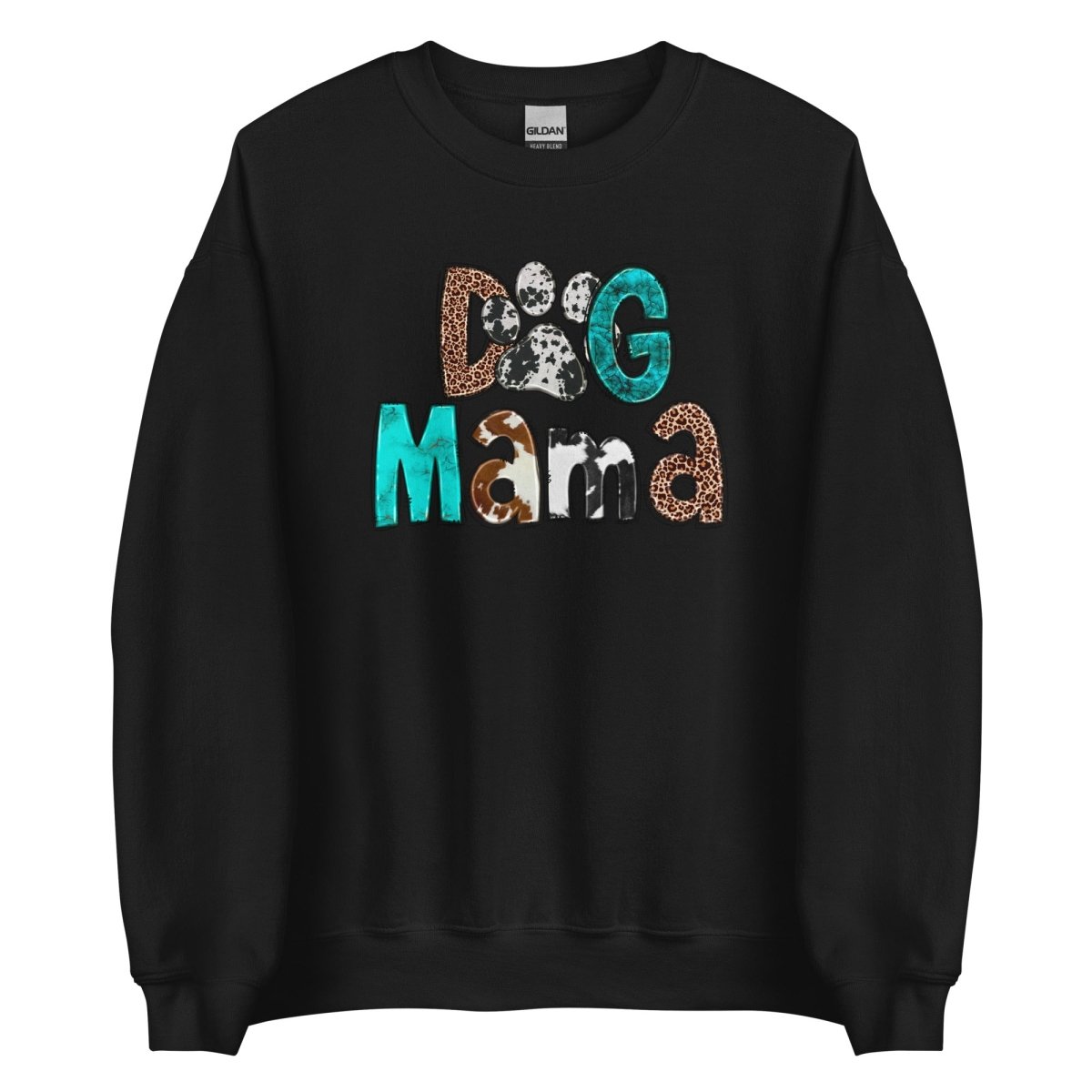 Dog Mama Cowhide Sweatshirt - DoggyLoveandMore