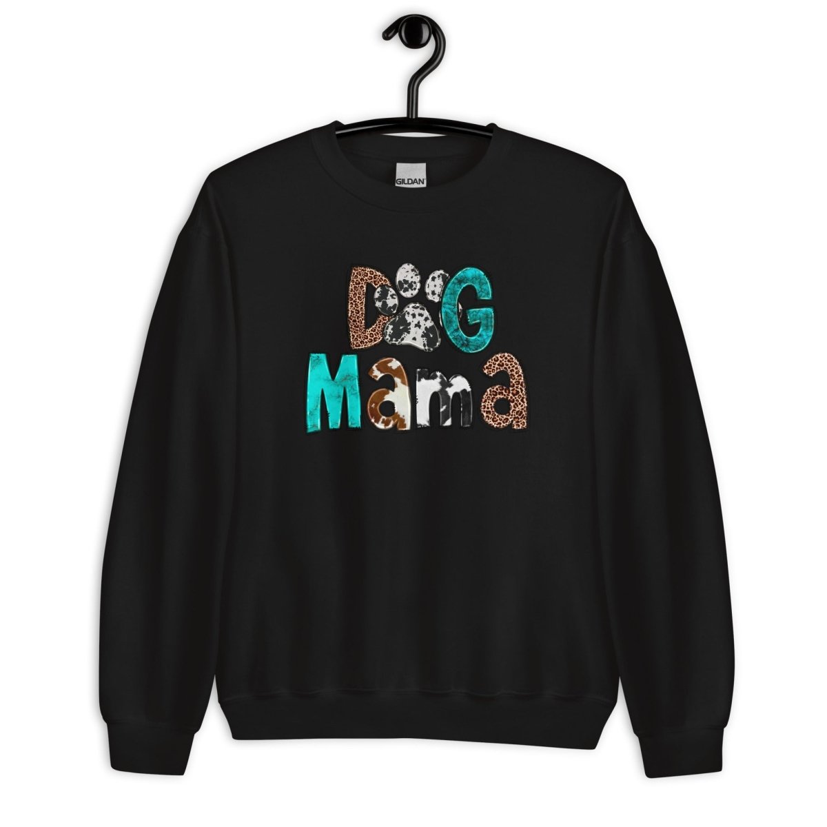 Dog Mama Cowhide Sweatshirt - DoggyLoveandMore