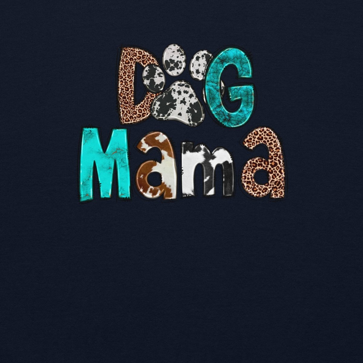 Dog Mama Cowhide Sweatshirt - DoggyLoveandMore