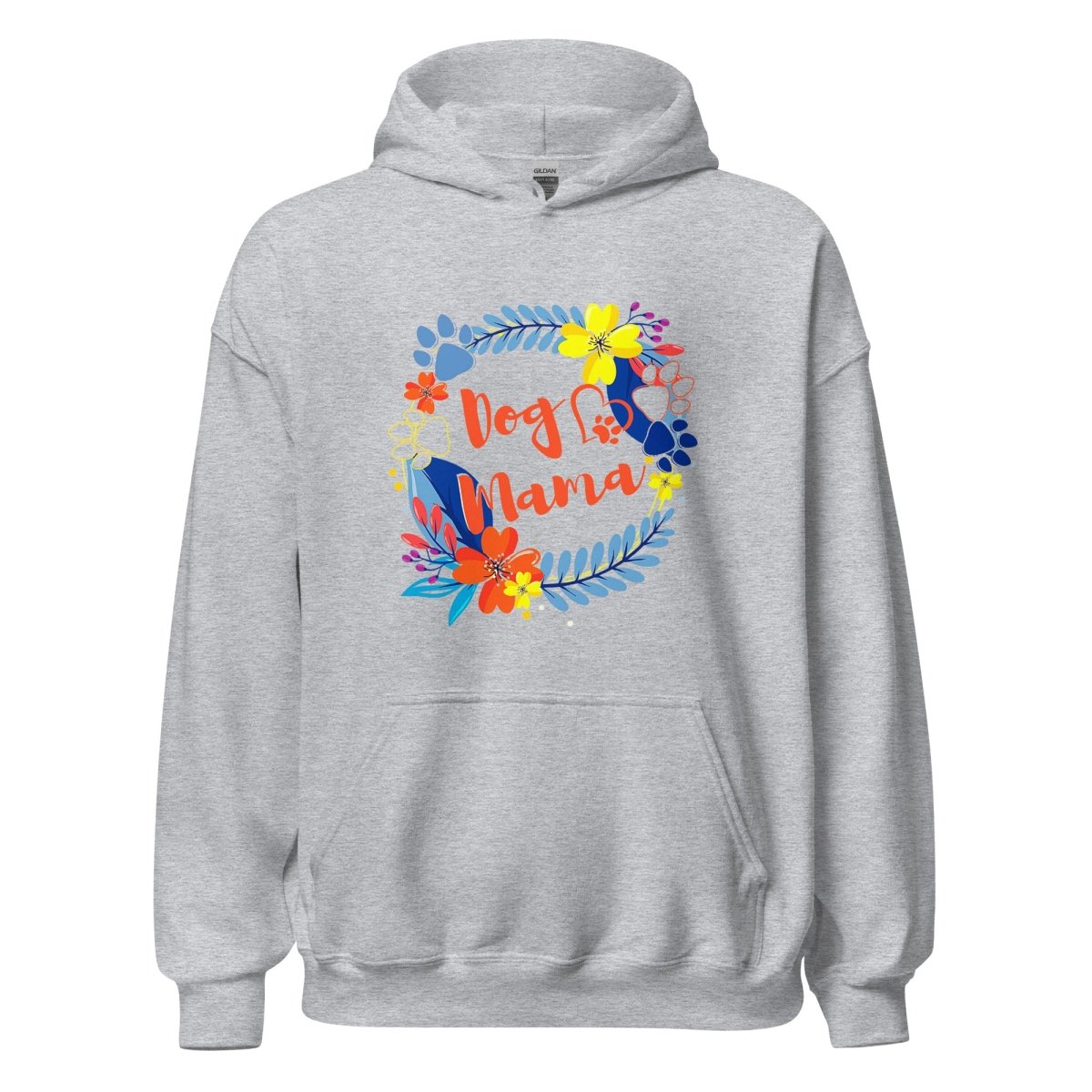 Dog Mama Flower Hoodie - DoggyLoveandMore