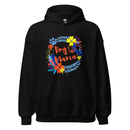 Dog Mama Flower Hoodie - DoggyLoveandMore