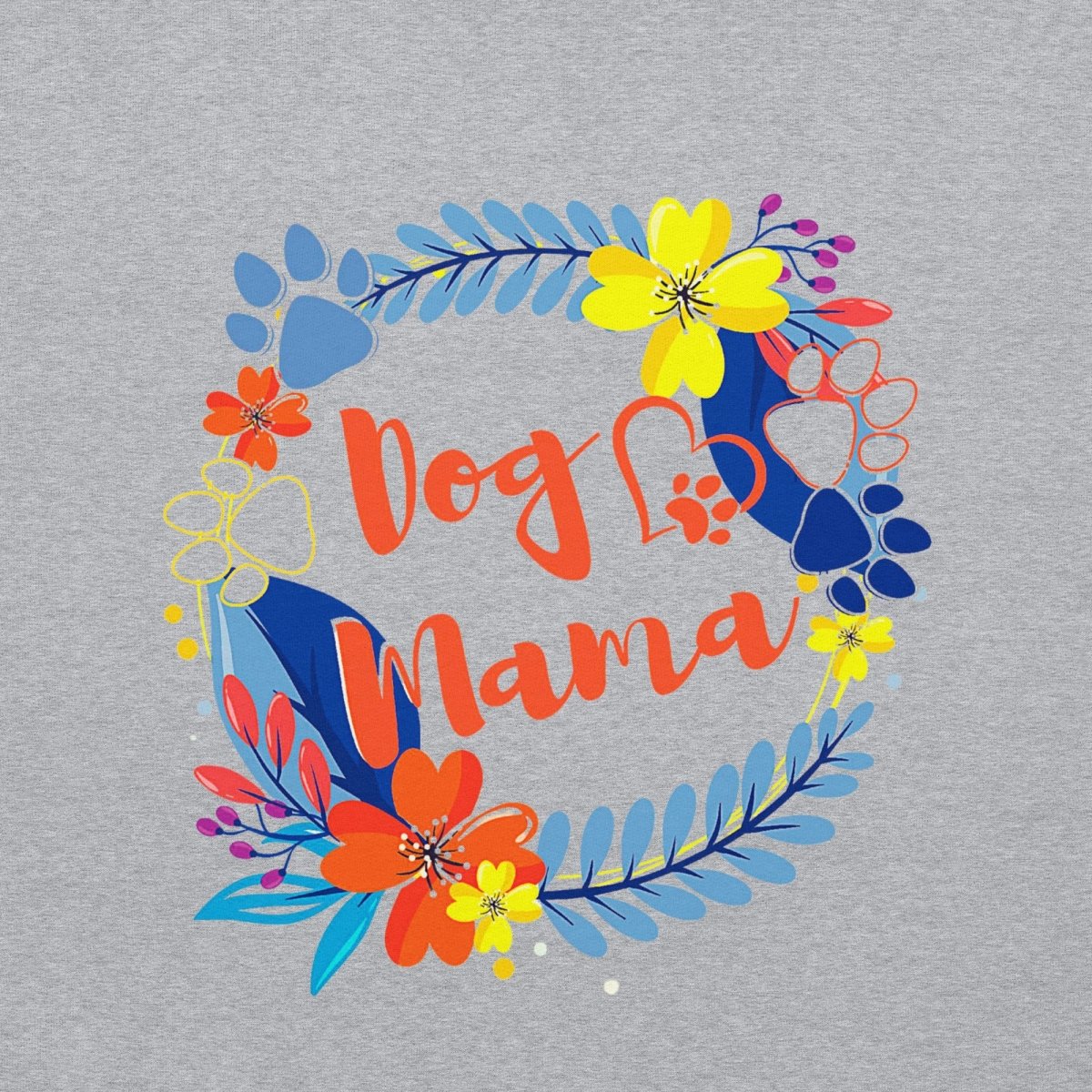 Dog Mama Flower Hoodie - DoggyLoveandMore