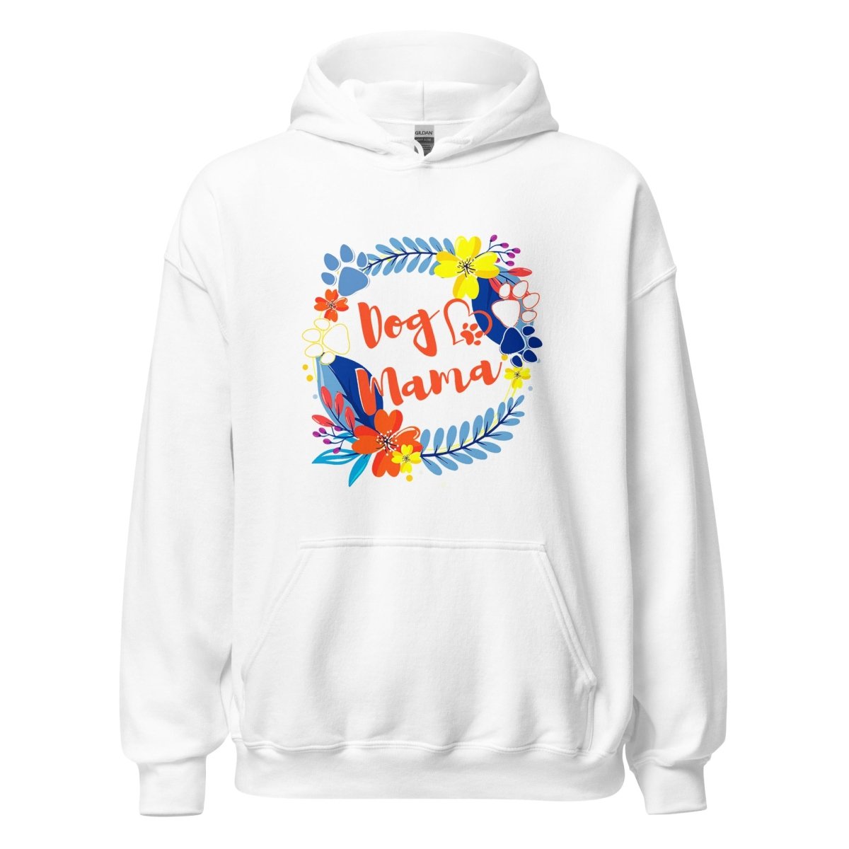 Dog Mama Flower Hoodie - DoggyLoveandMore