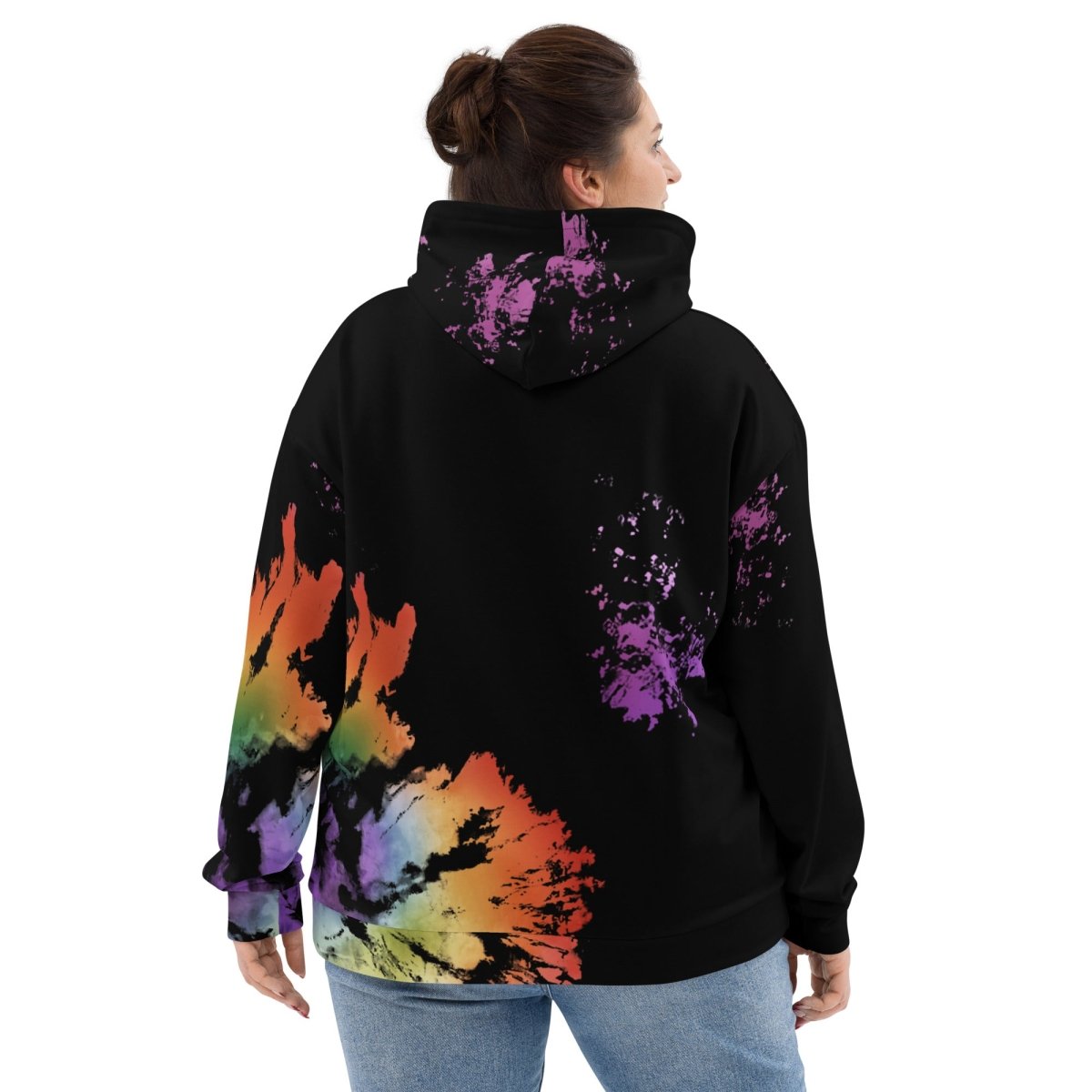 Dog Mom Black Tie Dye Hoodie - DoggyLoveandMore