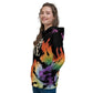 Dog Mom Black Tie Dye Hoodie - DoggyLoveandMore