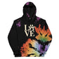 Dog Mom Black Tie Dye Hoodie - DoggyLoveandMore