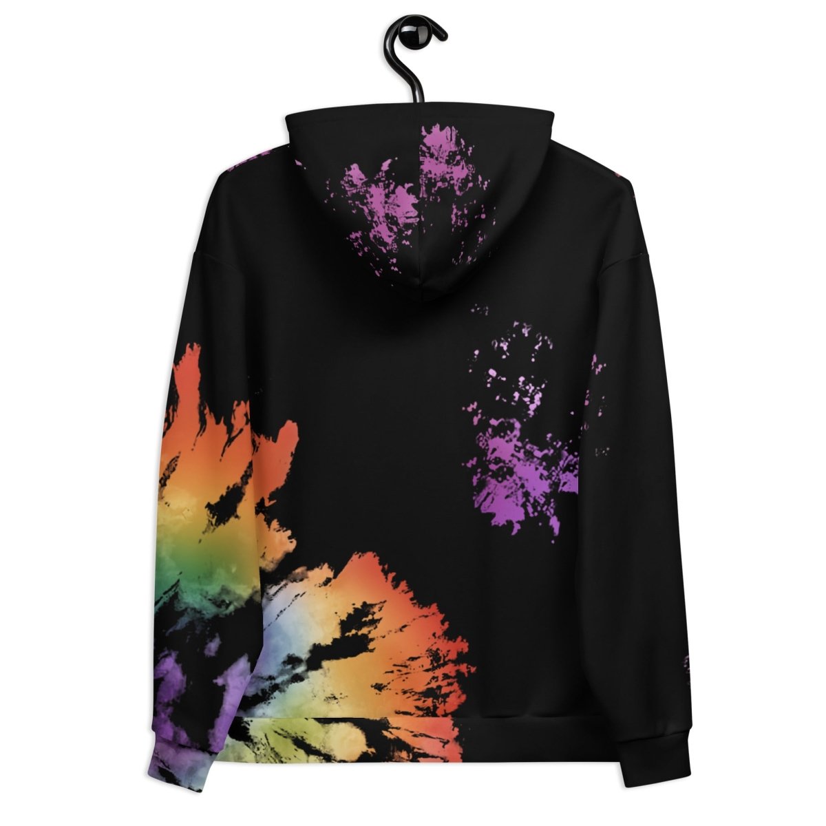 Dog Mom Black Tie Dye Hoodie - DoggyLoveandMore