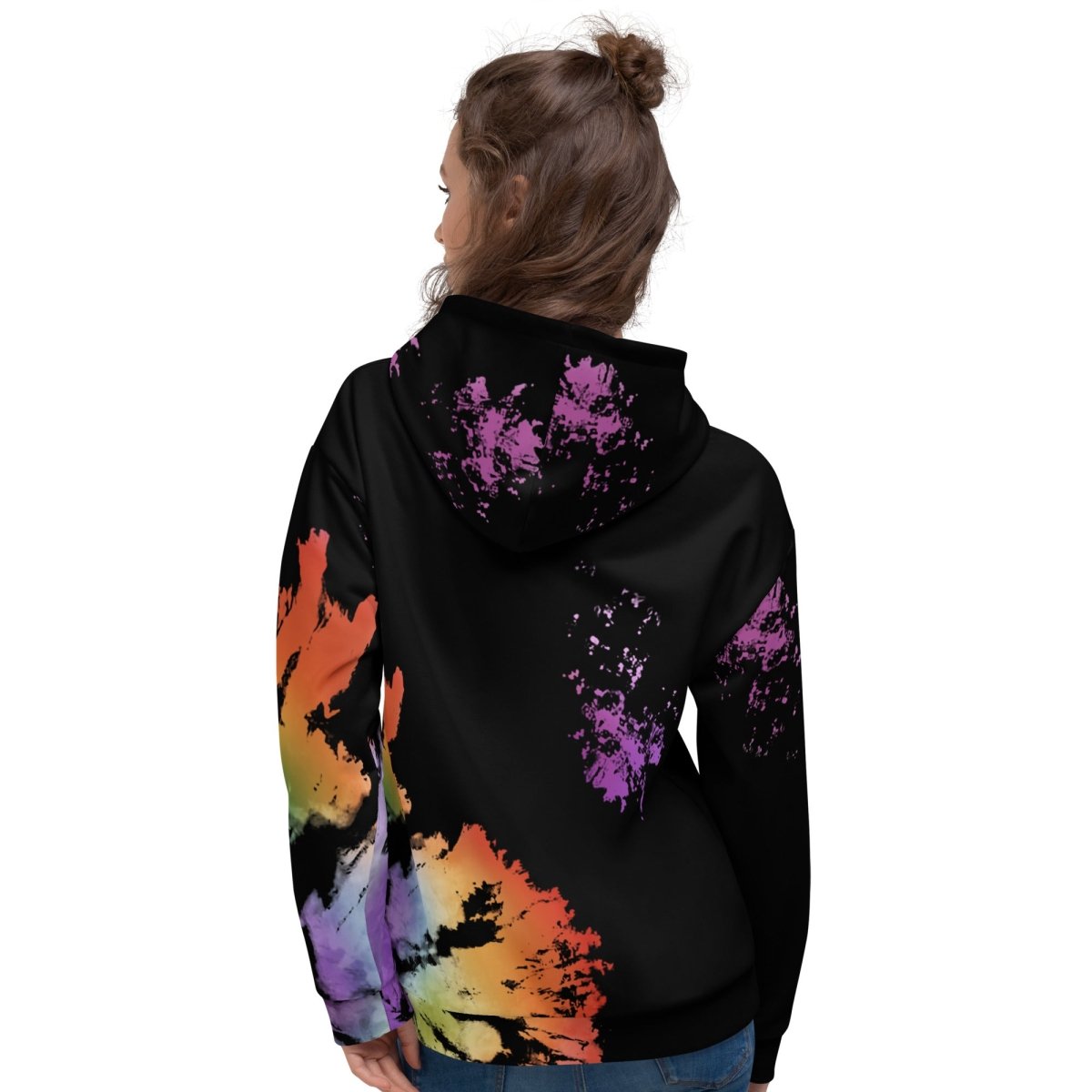 Dog Mom Black Tie Dye Hoodie - DoggyLoveandMore