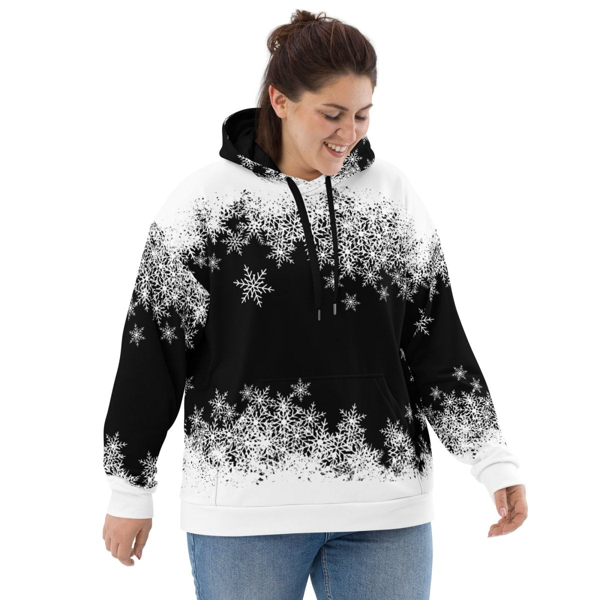 Dog Mom Snowflake Hoodie - DoggyLoveandMore