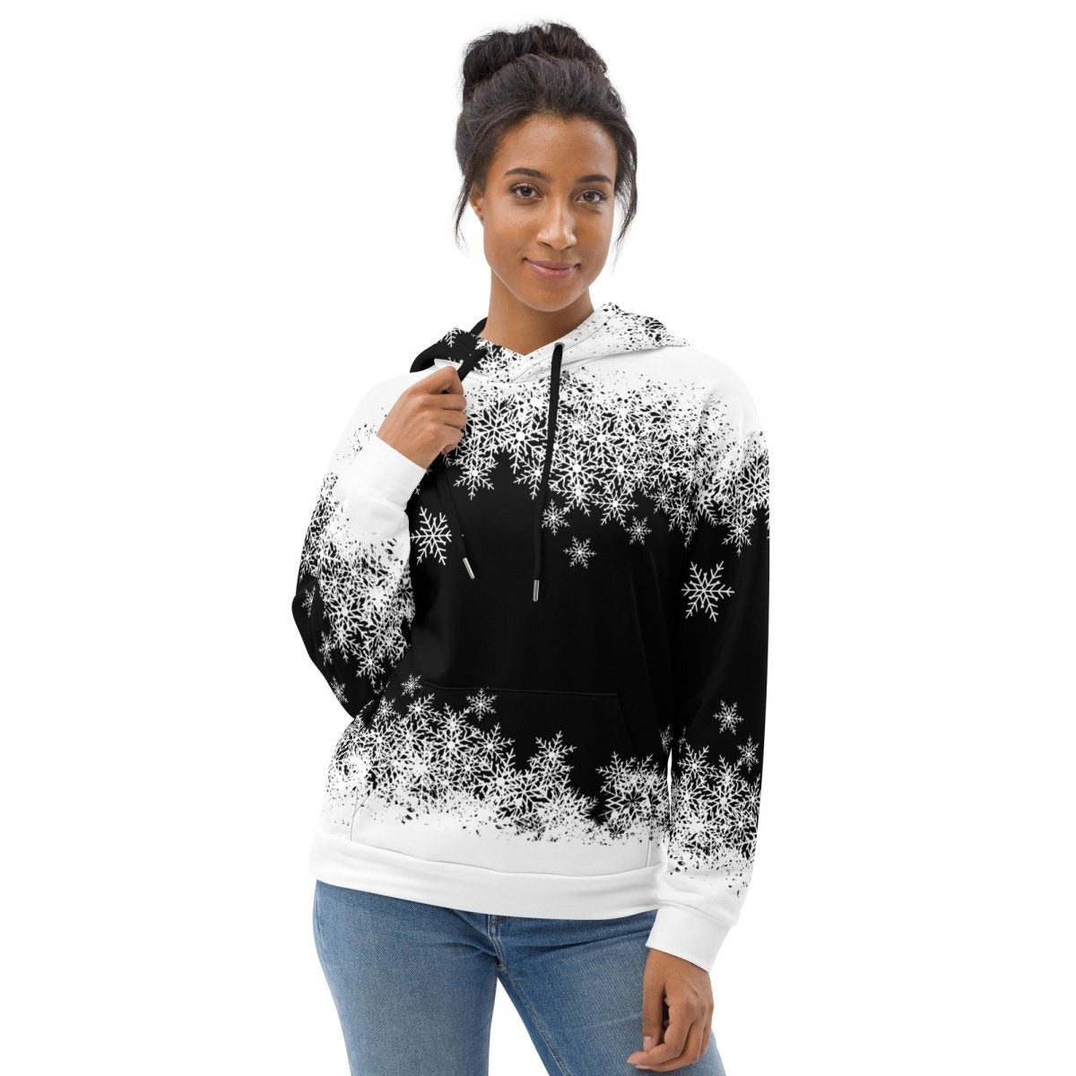 Dog Mom Snowflake Hoodie - DoggyLoveandMore