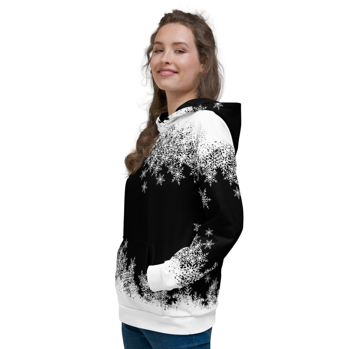 Dog Mom Snowflake Hoodie - DoggyLoveandMore