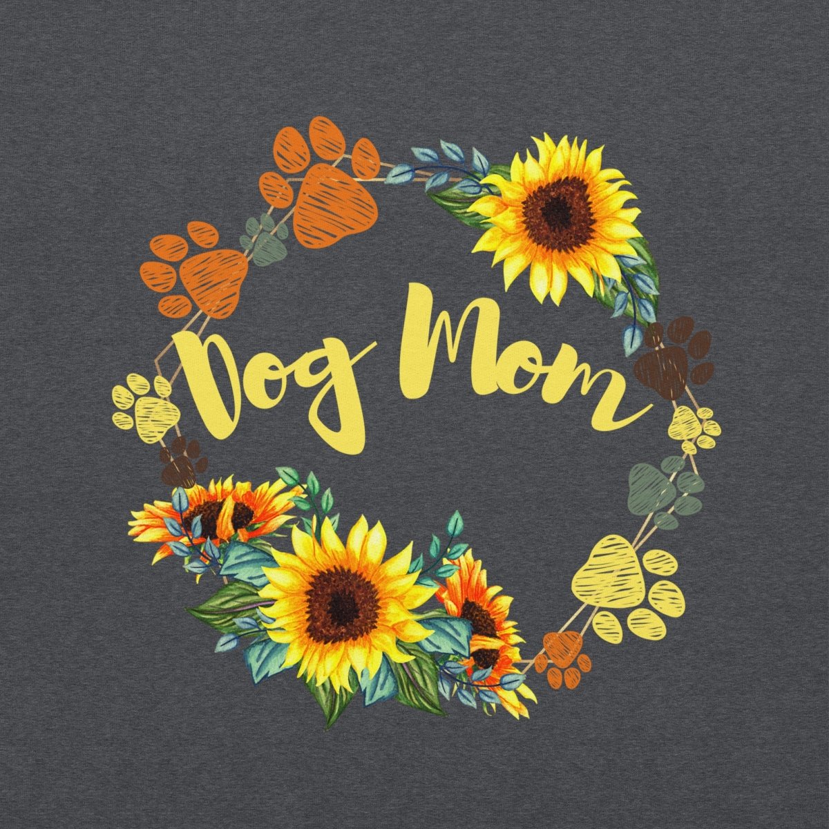 Dog Mom Sunflower Hoodie - DoggyLoveandMore