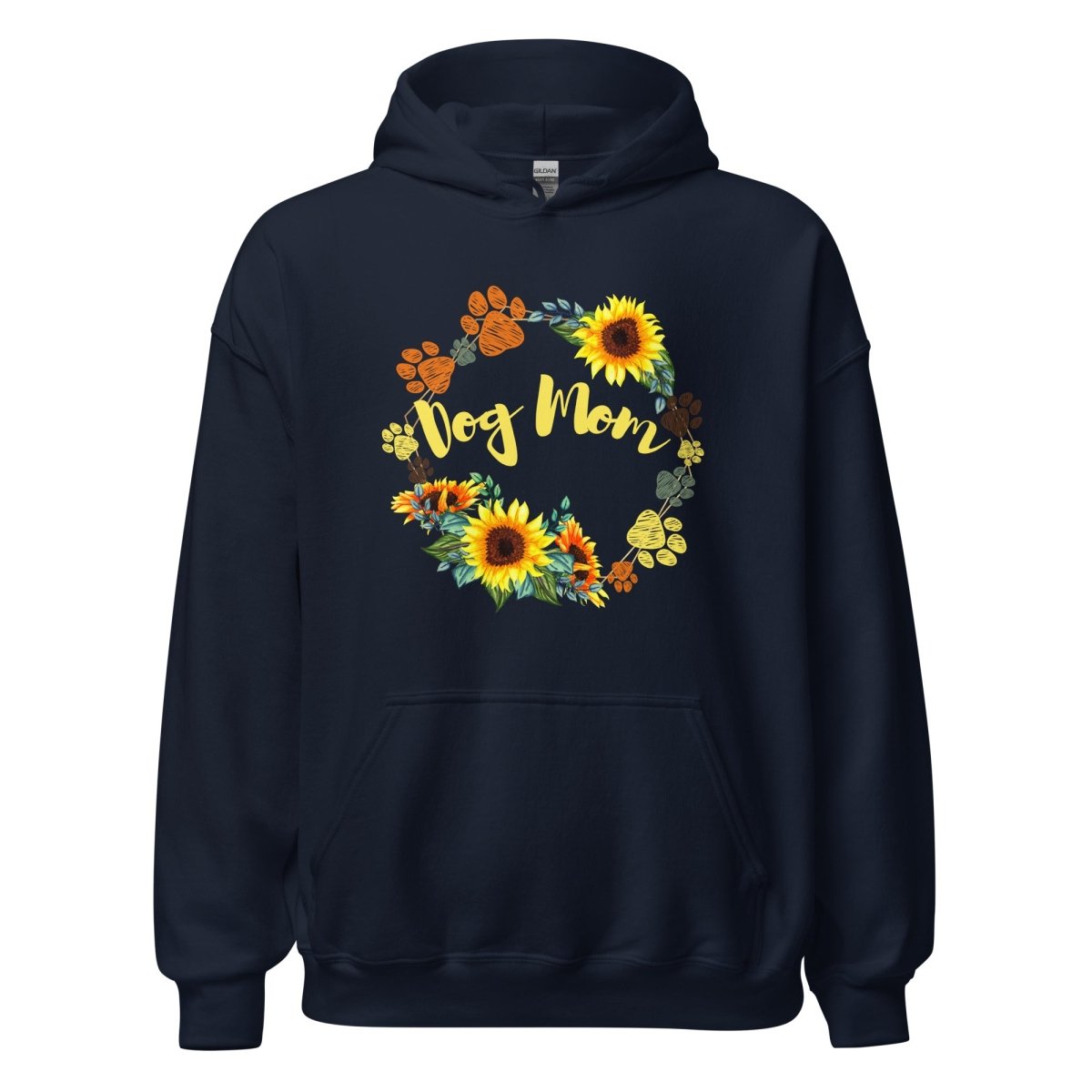 Dog Mom Sunflower Hoodie - DoggyLoveandMore