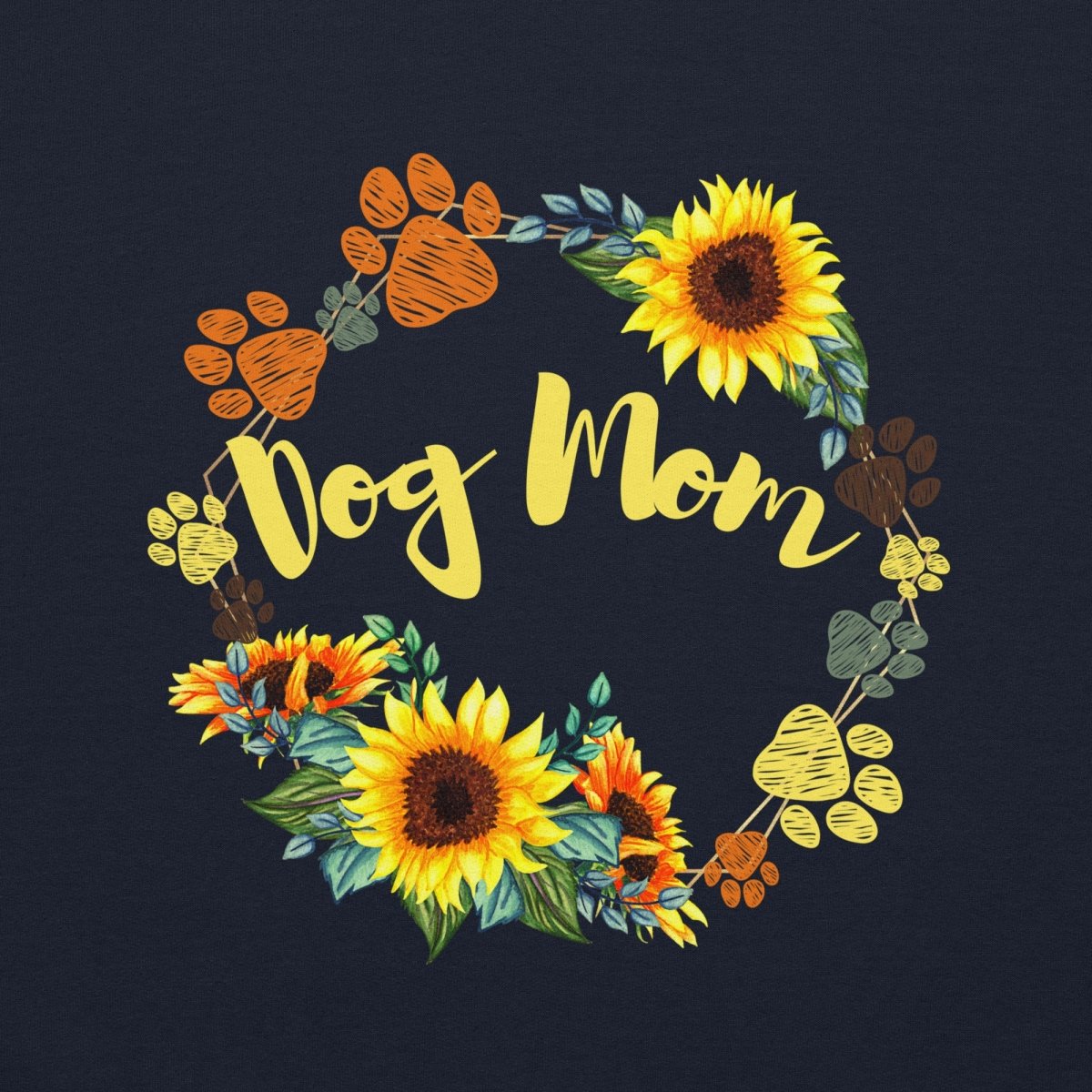 Dog mom sunflower best sale