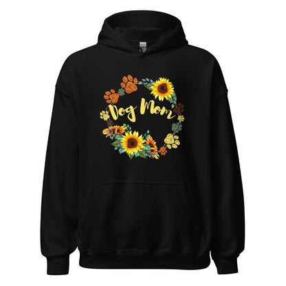 Dog Mom Sunflower Hoodie - DoggyLoveandMore