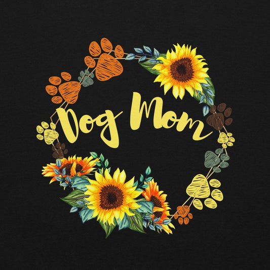 Dog Mom Sunflower Hoodie - DoggyLoveandMore