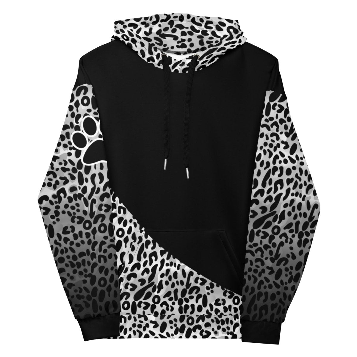 Dog Mom White Leopard Hoodie - DoggyLoveandMore