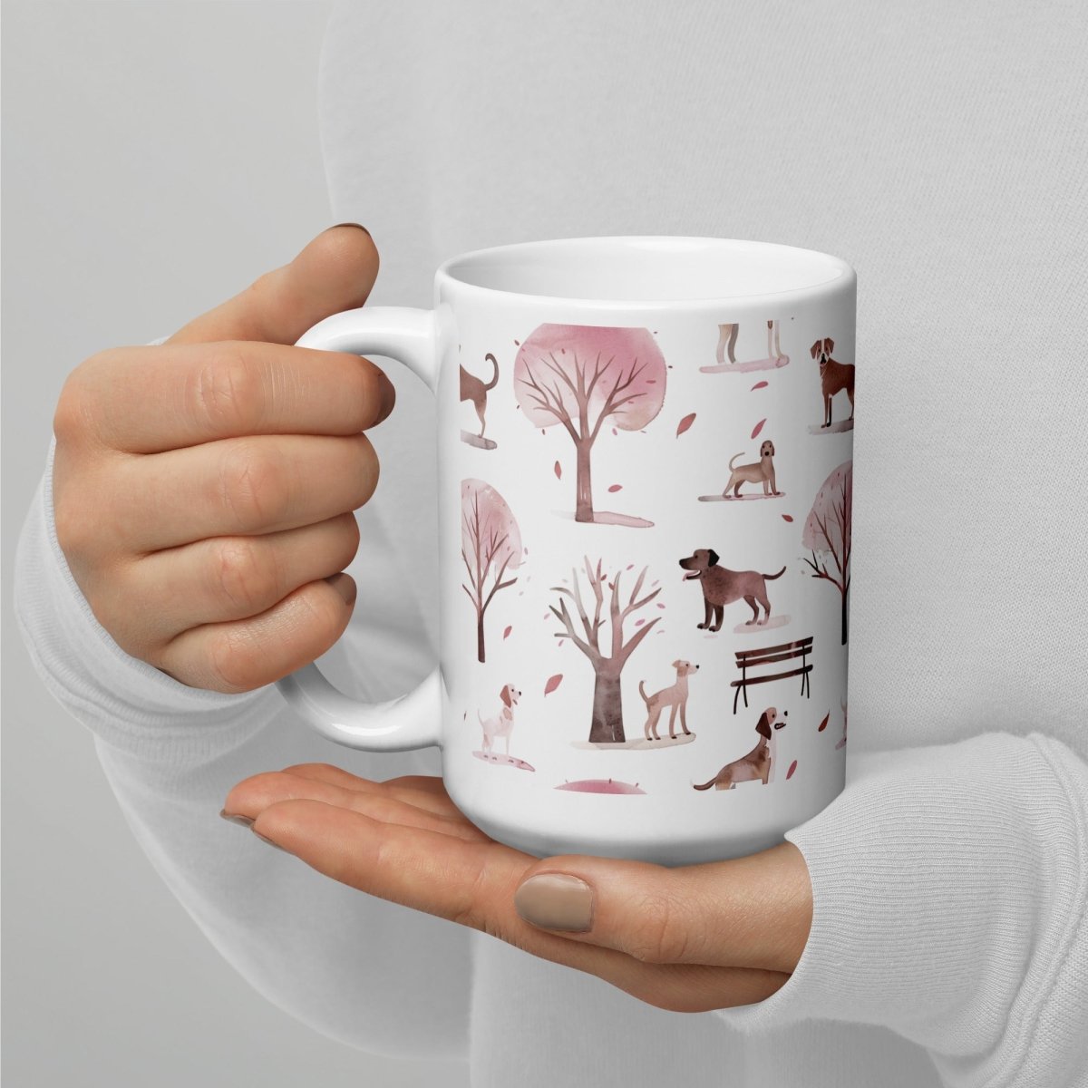 Dogs in the Park Mug - DoggyLoveandMore