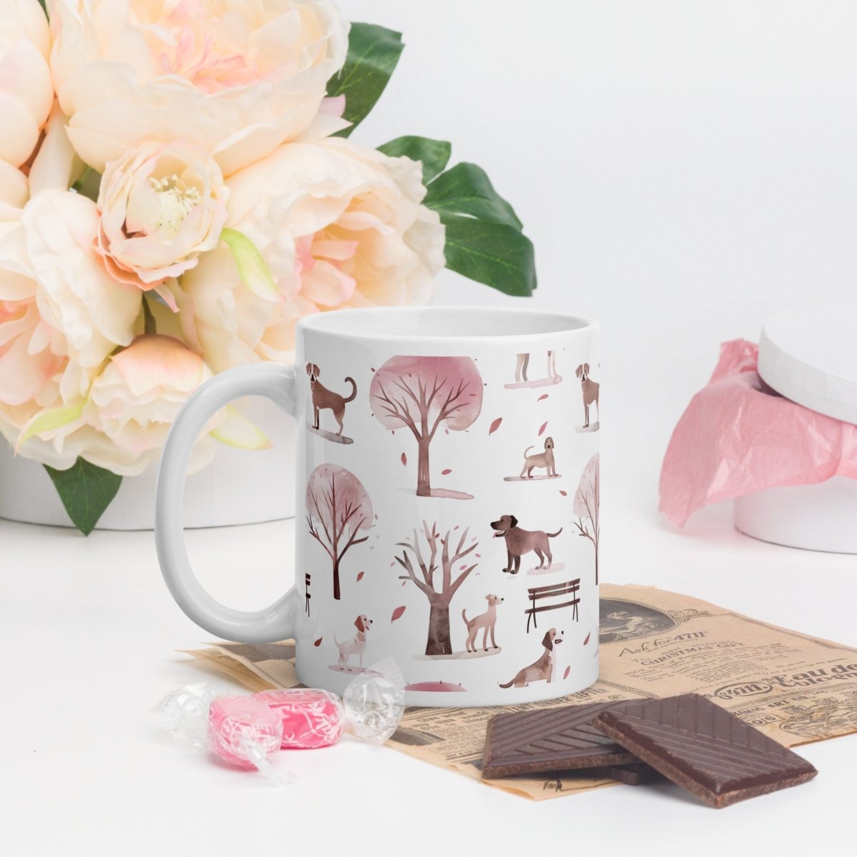 Dogs in the Park Mug - DoggyLoveandMore