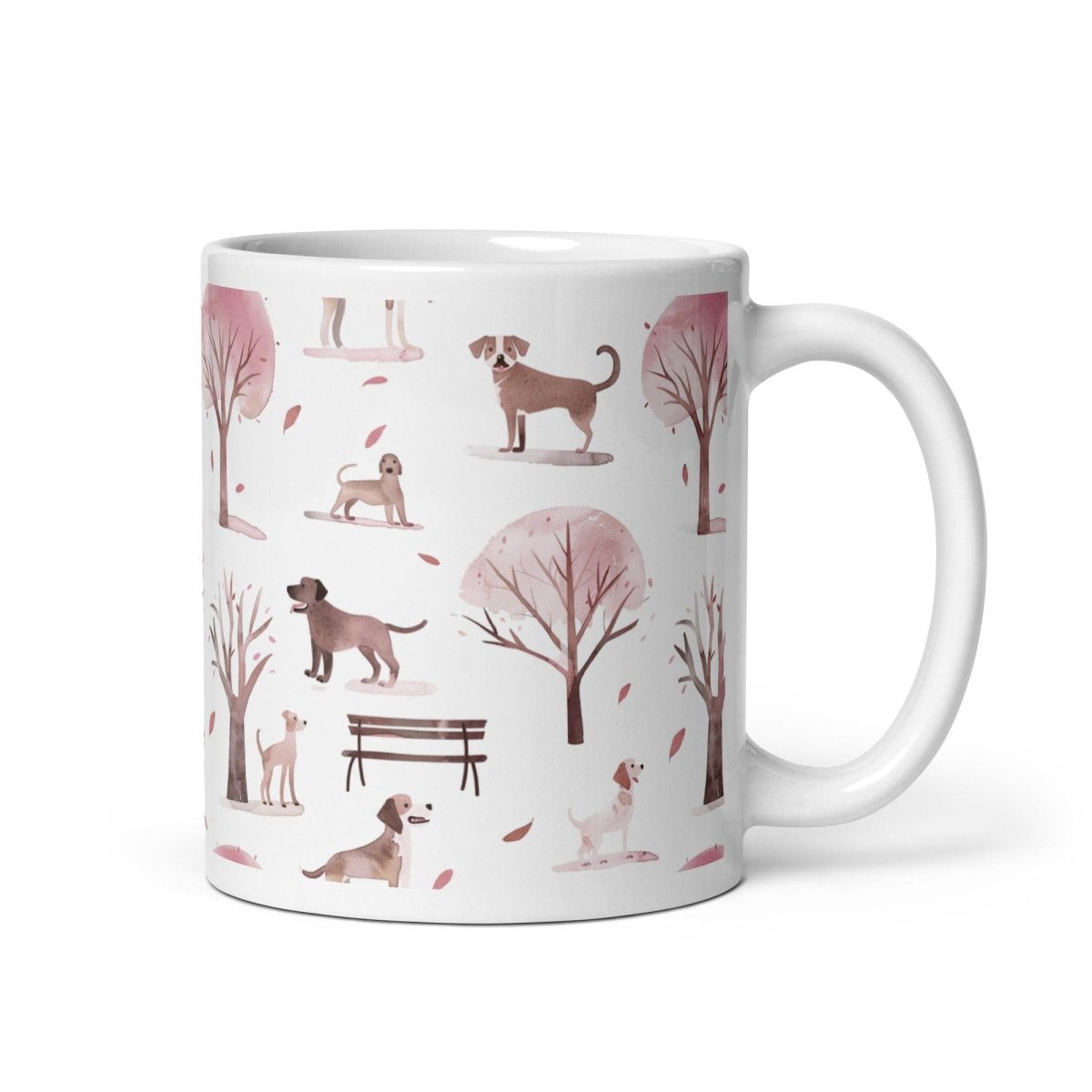 Dogs in the Park Mug - DoggyLoveandMore