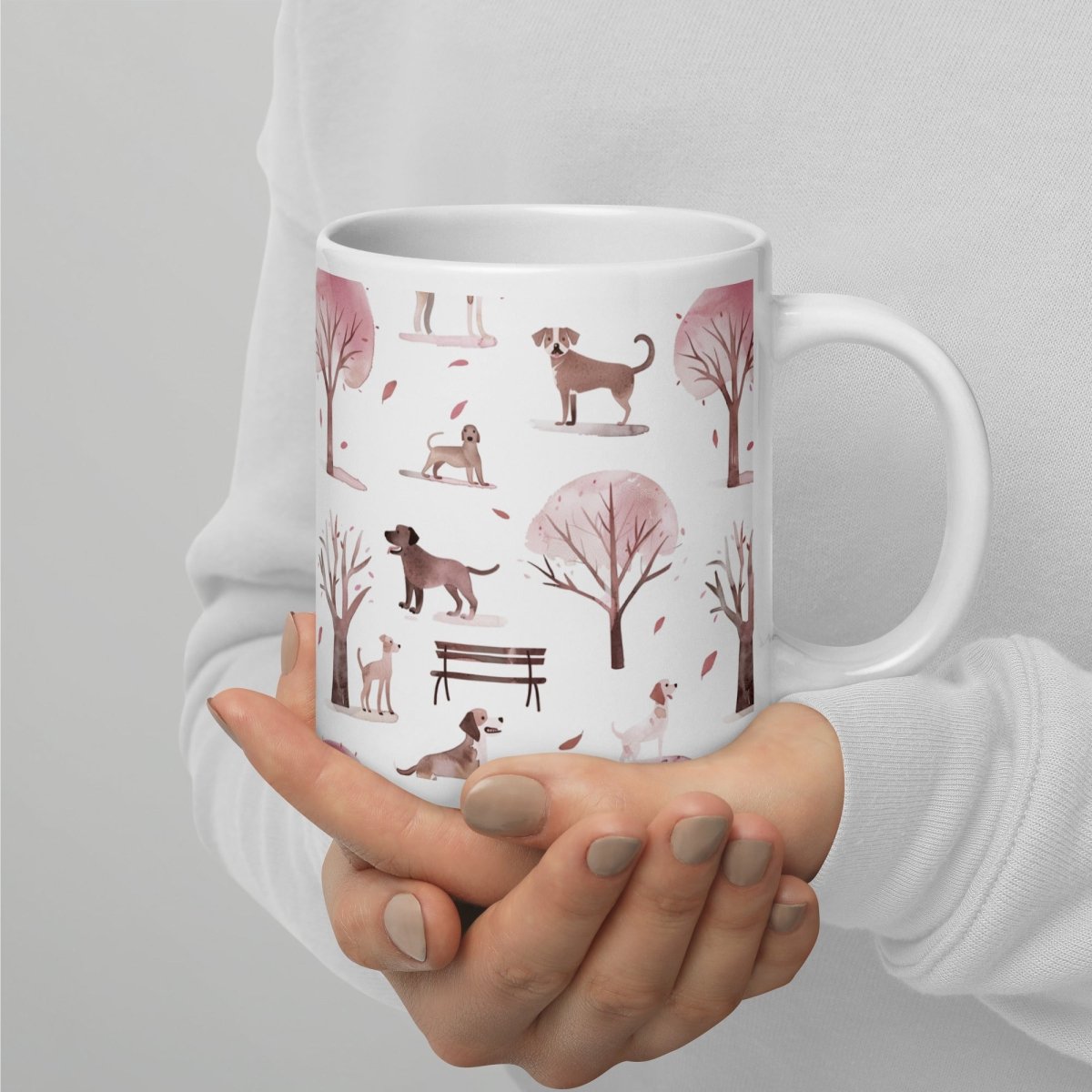 Dogs in the Park Mug - DoggyLoveandMore