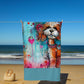 Fluffy Dog Beach Towel - DoggyLoveandMore