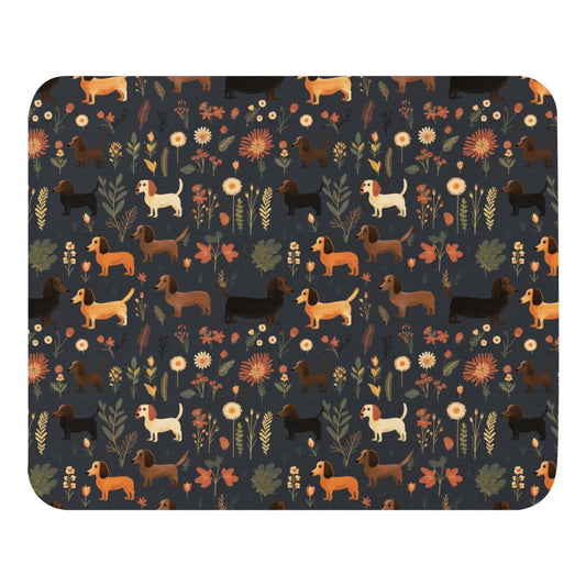 Grey Dachshund Dog Mouse Pad - DoggyLoveandMore