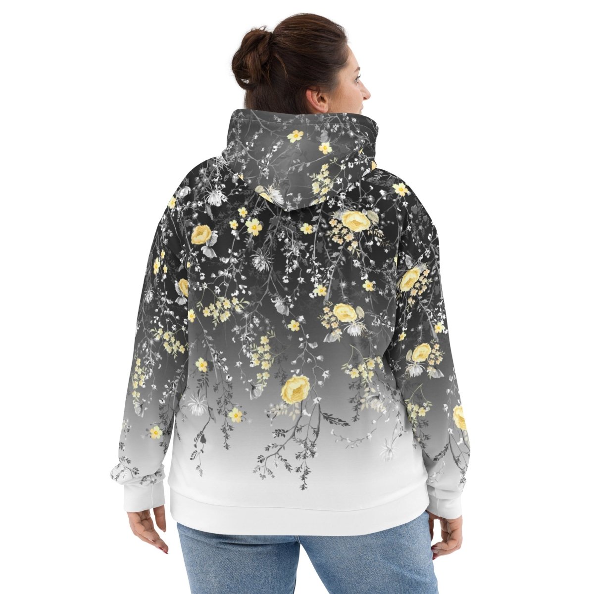 Grey Floral Dog Mom Hoodie - DoggyLoveandMore