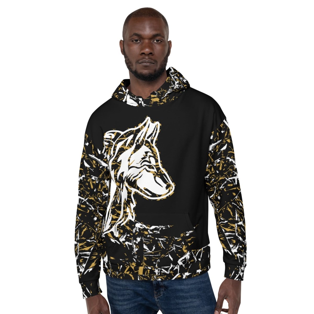 Men's Forest Wolf Hoodie - DoggyLoveandMore