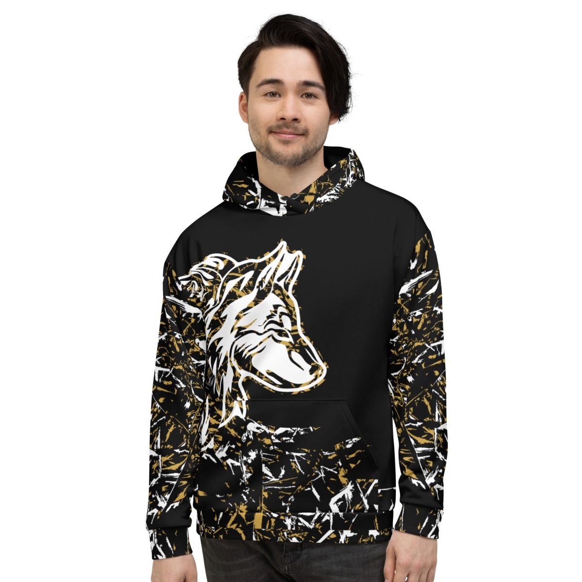 Men's Forest Wolf Hoodie - DoggyLoveandMore