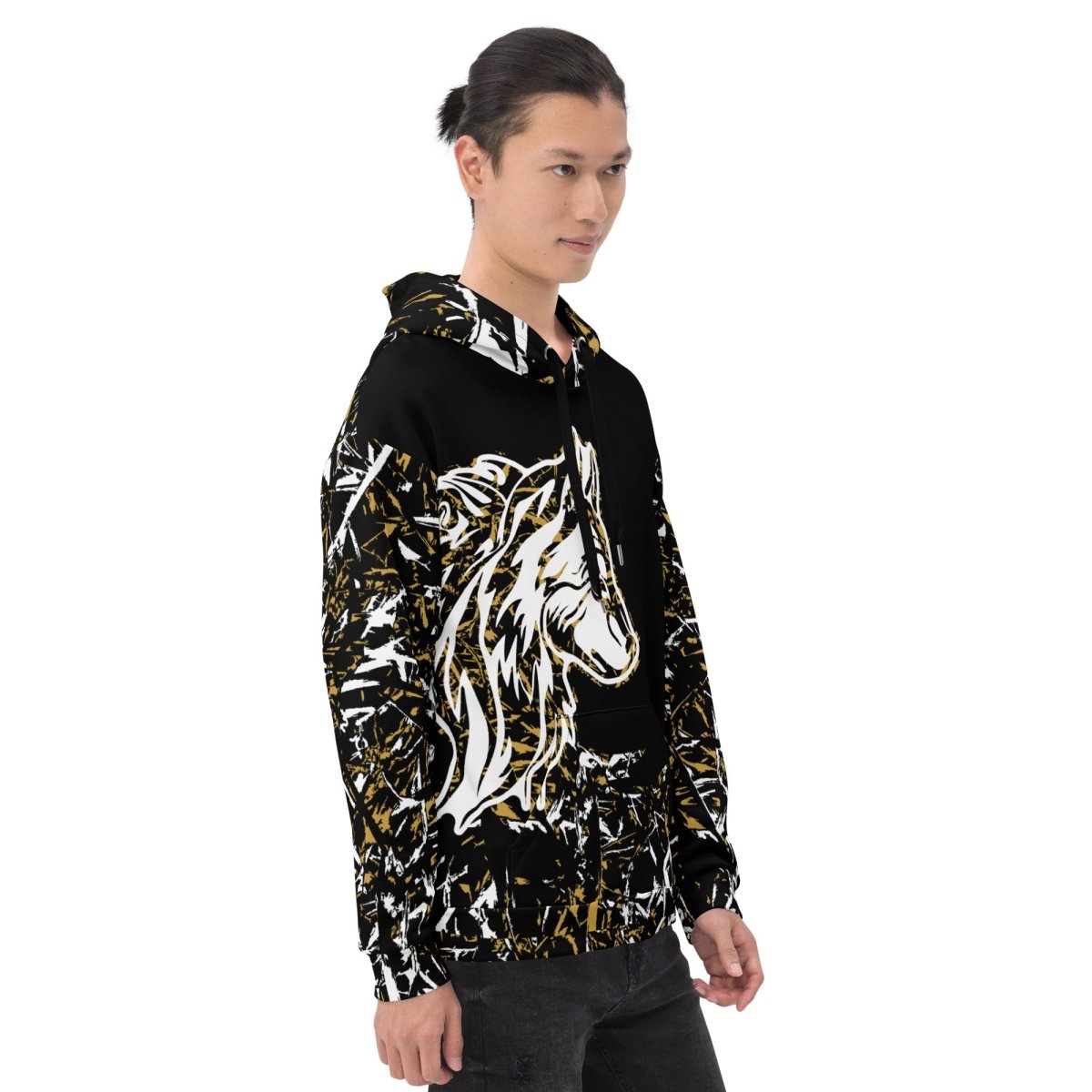 Men's Forest Wolf Hoodie - DoggyLoveandMore