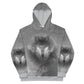 Men's Grey Wolf Hoodie - DoggyLoveandMore