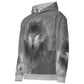 Men's Grey Wolf Hoodie - DoggyLoveandMore