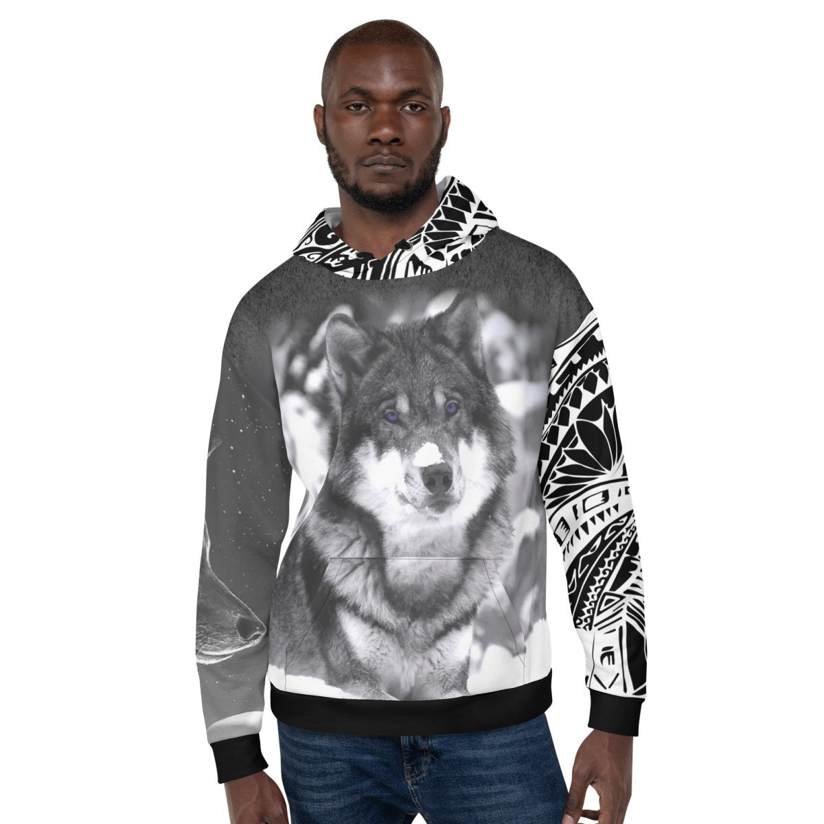 Snow wolf hoodie online