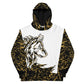 Men's White Forest Wolf Hoodie - DoggyLoveandMore