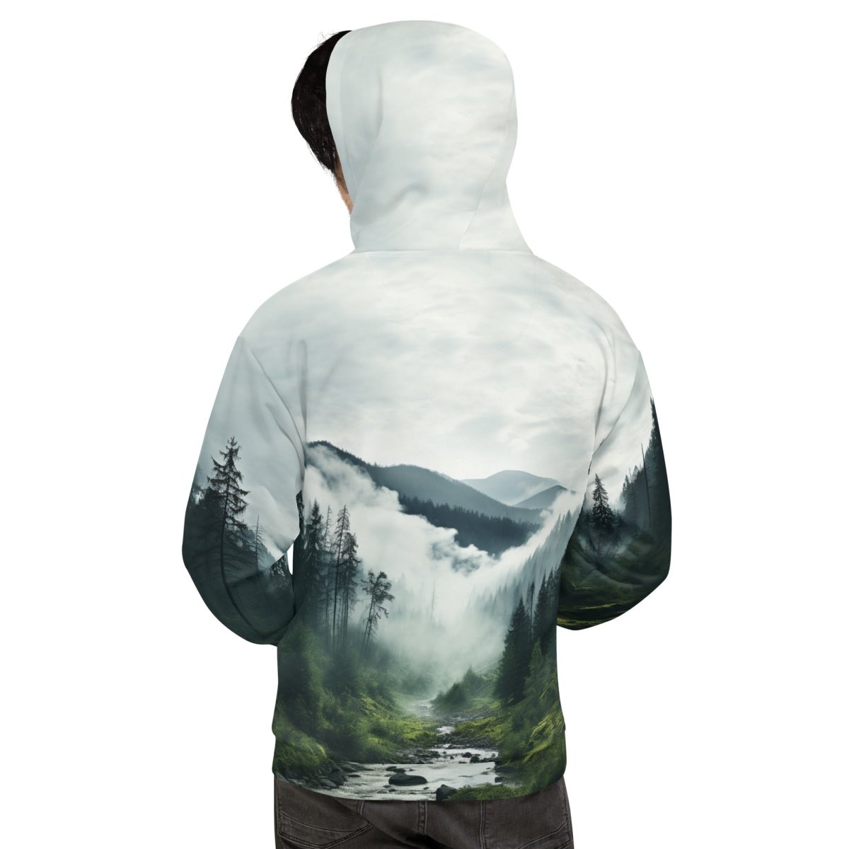 Mountain Wolf Hoodie - DoggyLoveandMore