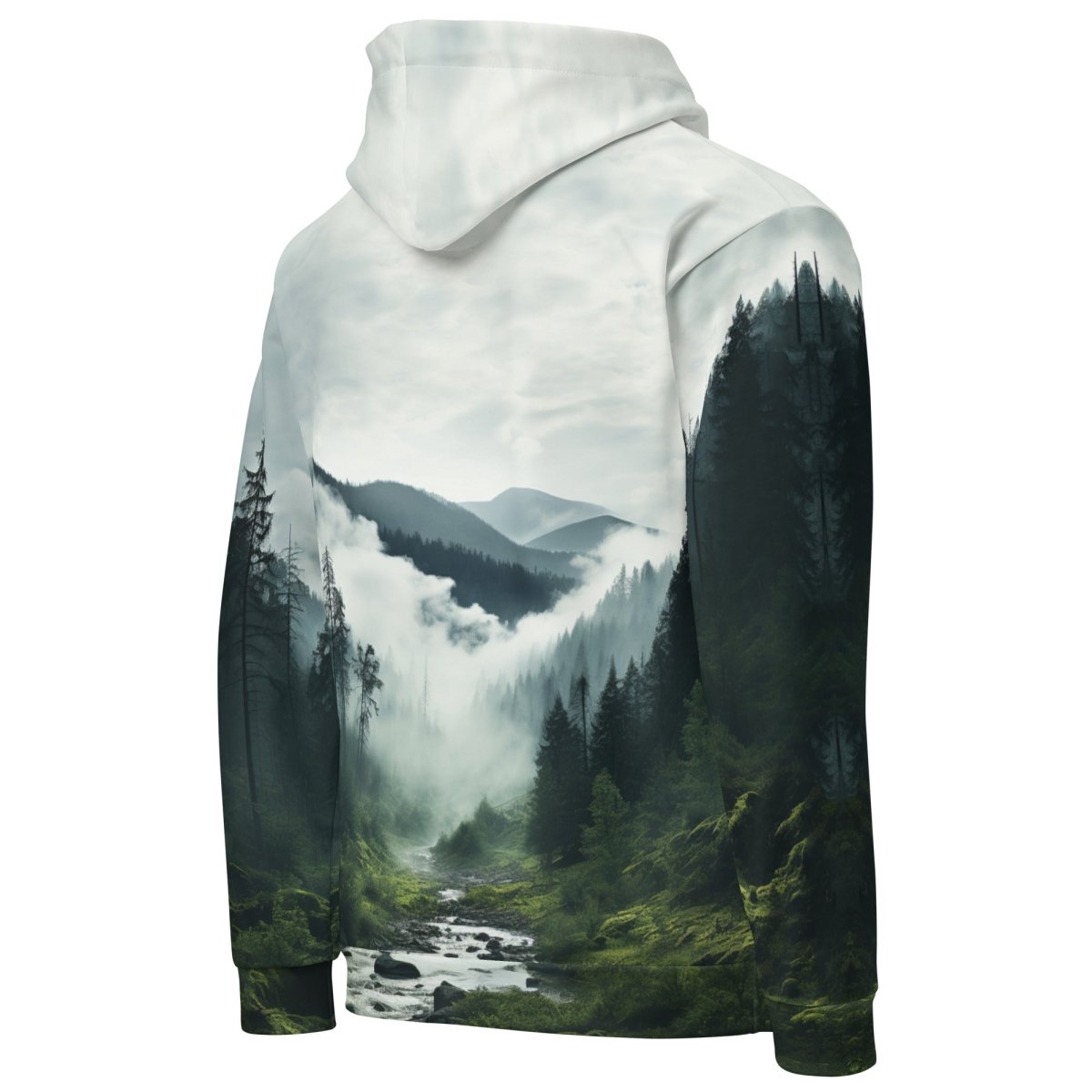 Mountain Wolf Hoodie - DoggyLoveandMore