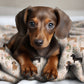 Pink Dachshund Throw Blanket - DoggyLoveandMore