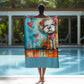 Poodle Dog Beach Towel - DoggyLoveandMore