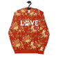 Red Floral Dog Mom Hoodie - DoggyLoveandMore