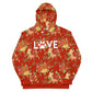 Red Floral Dog Mom Hoodie - DoggyLoveandMore