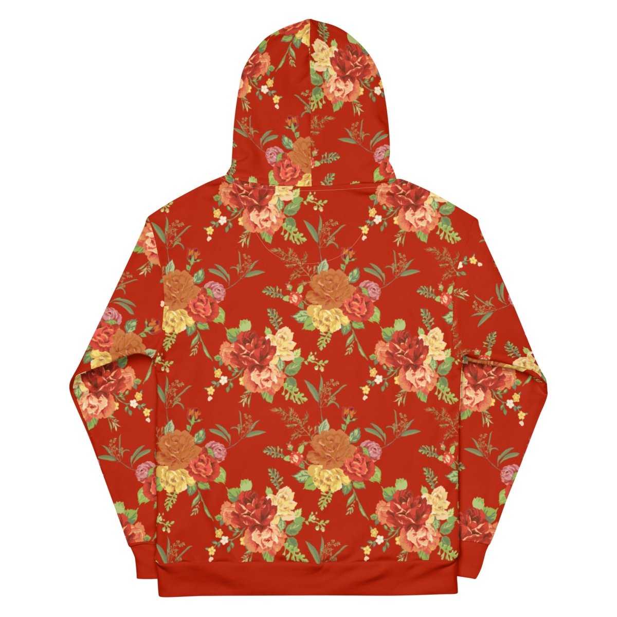 Red Floral Dog Mom Hoodie - DoggyLoveandMore