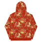 Red Floral Dog Mom Hoodie - DoggyLoveandMore