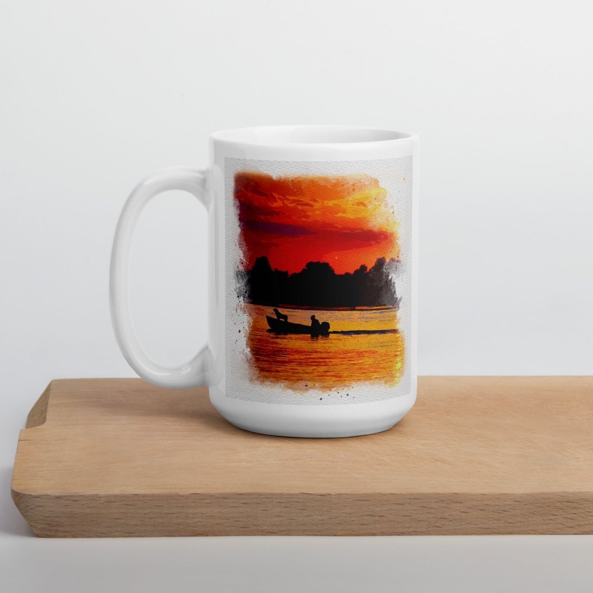 Sunset on the Lake Mug - DoggyLoveandMore